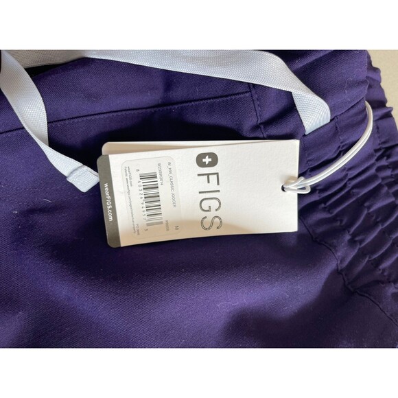 NWT FIGS Classic Jogger Purple Jam Pants Medium - Picture 3 of 6